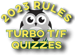 Golf Rules Quiz Turbo True/False