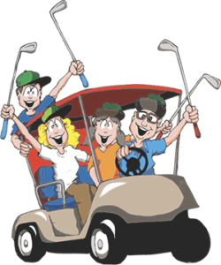 Happy Cart Golfers